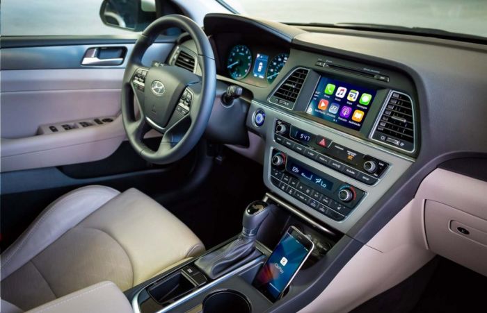 Салон корейского седана Hyundai Sonata. | Фото: autodrop.ru.