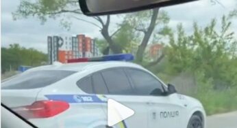 В Україні помітили унікальний поліцейський BMW (відео)