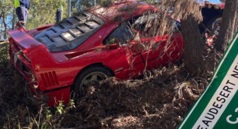 Суперкар Ferrari F40 за 2 мільйони доларів розбили під час тест-драйву (фото)