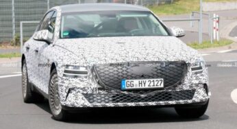 Електричний Genesis G80 був помічений під час тестів на Нюрбургринзі