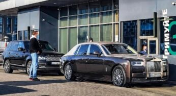 В Украине засняли кортеж с Rolls-Royce на МакДрайве: фото