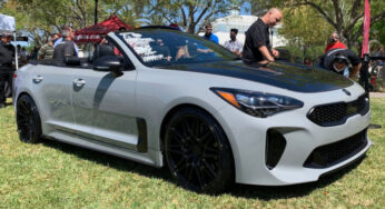 Kia Stinger превратили в кабриолет
