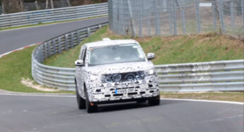 Новый Range Rover заметили во время тестов на трассе Нюрбургринг