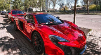 В Украине заметили яркий суперкар McLaren