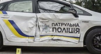 В Украине обнаружили «кладбище» разбитых полицейских авто