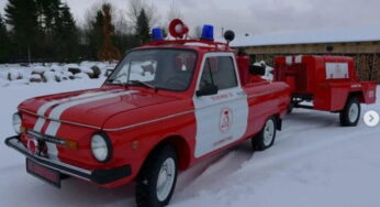 В сети показали уникальный пожарный Запорожец