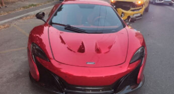 В Украине эксклюзивный суперкар McLaren попал в ДТП: фото