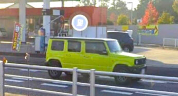 Пятидверный Suzuki Jimny заметили в неожиданном месте