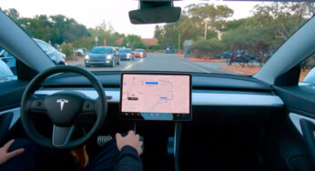 Автопилот в электрокарах Tesla научился распознавать полицейские автомобили
