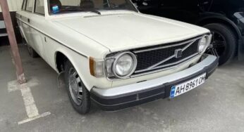 В Украине обнаружили редкий Volvo 70-х в оригинальном состоянии