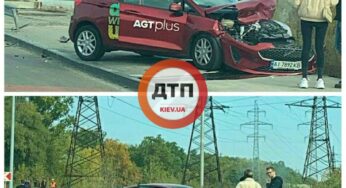 Миттєва карма: в Києві водій хотів “дати” урок на дорозі і розбив авто