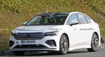 Электрический седан Volkswagen замечен во время тестов