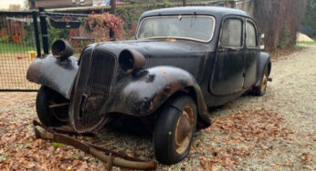 В заброшенном гараже нашли редкий Citroen 1949 года