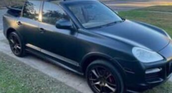 В сети показали уникальный Porsche Cayenne S кабриолет