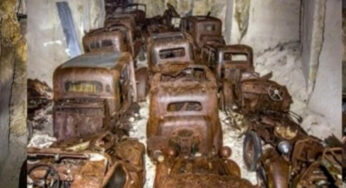В старом карьере нашли больше десятка раритетных автомобилей