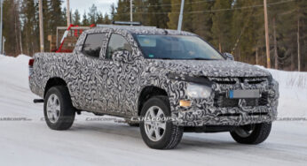 Новый пикап Mitsubishi L200 заметили во время тестов