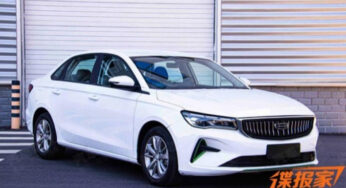Компанія Geely розсекретила гібридну версію седана Emgrand