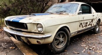 Ford Mustang 1965 года нашли в старом гараже