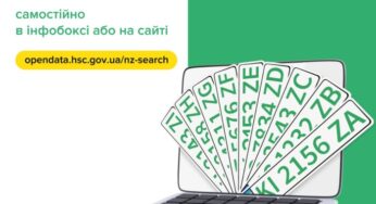 В Украине свободные номерные знаки для электромобилей можно проверить онлайн