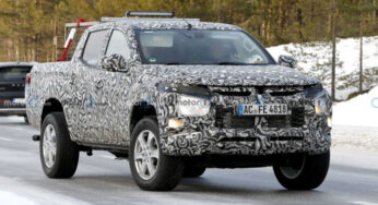 Новый Mitsubishi L200 попался в объективы фотошпионов