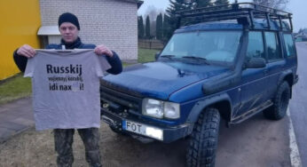 Литовские журналисты передали Украине партию внедорожников