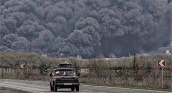 В Украине снова обстреляли нефтеперерабатывающий завод