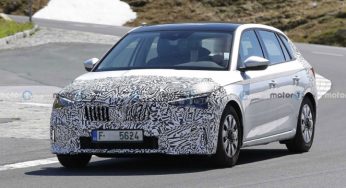 Новый хэтчбек Skoda Scala заметили во время тестов