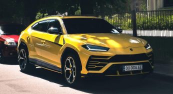 В Украине заметили уникальный Lamborghini Urus