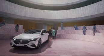 В Украине сняли рекламу электромобиля Mercedes-Benz EQE