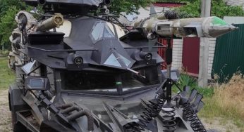 Украинец создал брутальный автомобиль для устрашения врагов