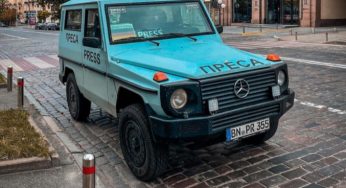 В Украине заметили редкий бронированный Гелендваген