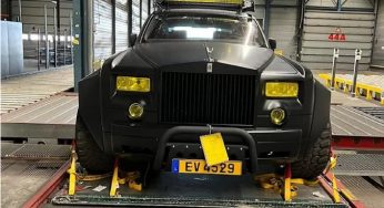 В сети показали шестиколесный Rolls-Royce Phantom