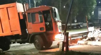 В сети показали видео, как в Украине работает грузовик MAN со сдвижной дверью