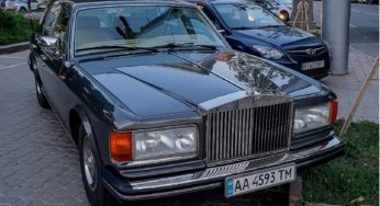 В Украине засветился редкий роскошный Rolls-Royce 80-х