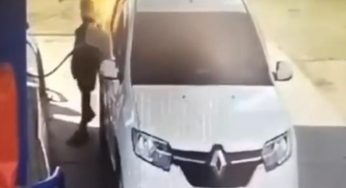 В сети показали почему не стоит курить на заправке