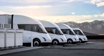 Компания Tesla показала электрогрузовик Semi с новым дизайном