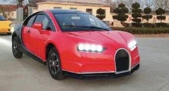 Китайцы создали электрический клон Bugatti, управлять которым можно без прав