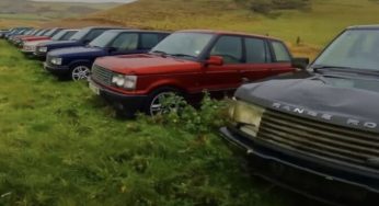 Кладбище Range Rover: сотни роскошных внедорожников стоят под открытым небом