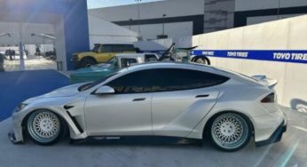 В сети показали Tesla Model S Plaid в роскошном спортивном обвесе