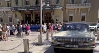 «Волгу» на украинских номерах сняли в Монако