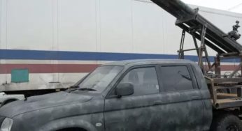 Українці перетворили звичайний автомобіль на бойову машину