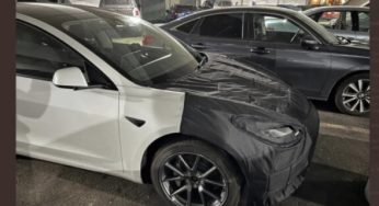 Шпионы показали обновленную Tesla Model 3