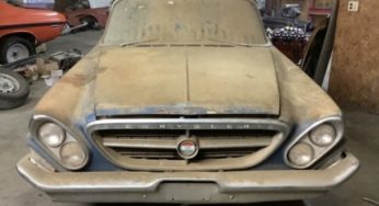 В США нашли редкий кабриолет Chrysler, простоявший на ферме 50 лет