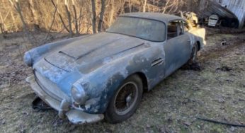 В заброшенном гараже нашли спорткар Aston Martin, стоявший там 40 лет