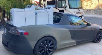 В сети показали пикап от Tesla, но это не CyberTruck