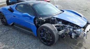Новый суперкар Maserati за $320 000 разбили вскоре после покупки