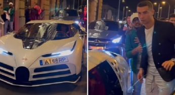 Криштиану Роналду впервые засветил свой самый дорогой уникальный автомобиль за $10 миллионов