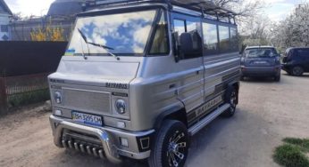 В Украине засветился необычный самодельный автомобиль