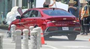 Появились первые шпионские фото новой Hyundai Elantra 2024 года