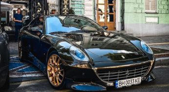 В Украине засветился эксклюзивный тюнингованный суперкар Ferrari